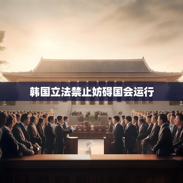 韩国立法禁止妨碍国会运行