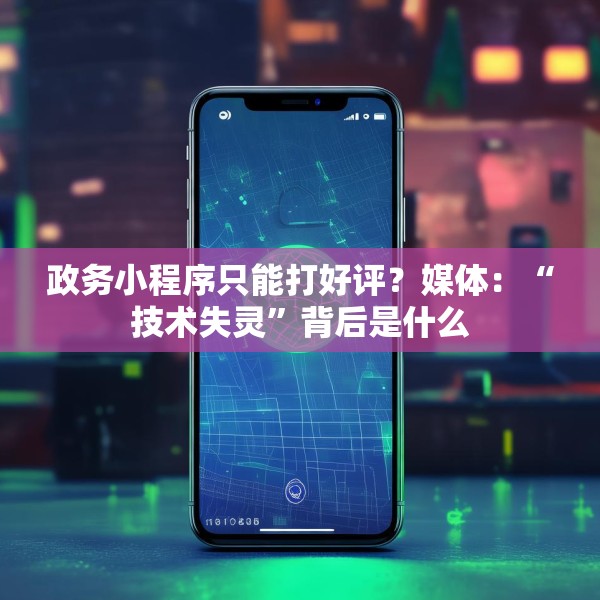 政务小程序只能打好评？媒体：“技术失灵”背后是什么