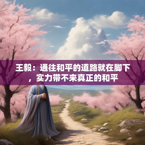 王毅：通往和平的道路就在脚下，实力带不来真正的和平