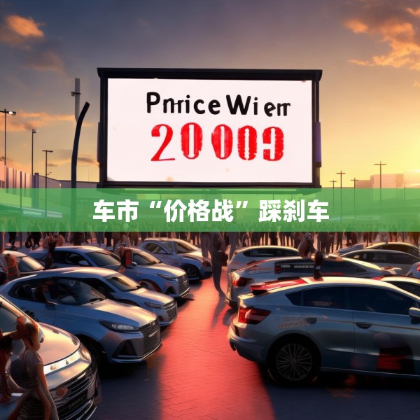 车市“价格战”踩刹车