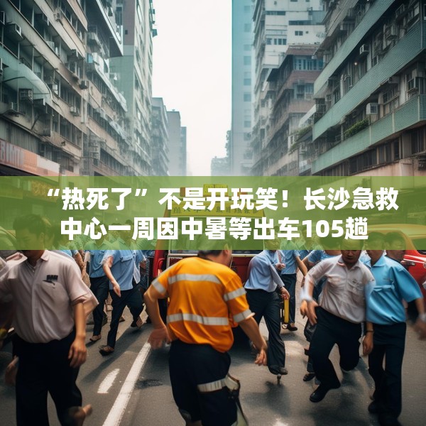 “热死了”不是开玩笑！长沙急救中心一周因中暑等出车105趟