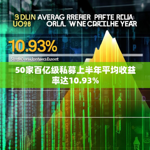 50家百亿级私募上半年平均收益率达10.93%