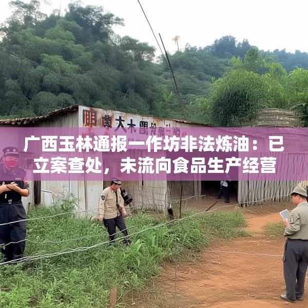 广西玉林通报一作坊非法炼油：已立案查处，未流向食品生产经营领域