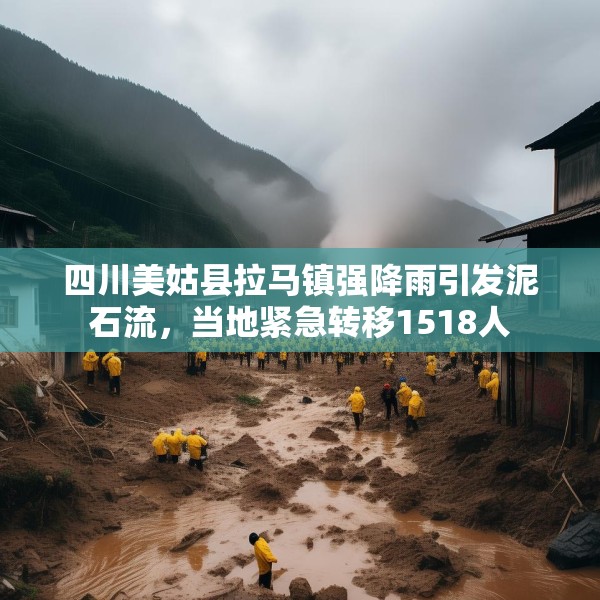 四川美姑县拉马镇强降雨引发泥石流，当地紧急转移1518人