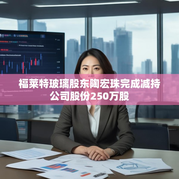 福莱特玻璃股东陶宏珠完成减持公司股份250万股