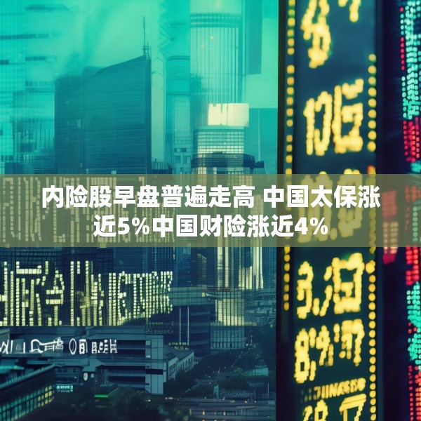 内险股早盘普遍走高 中国太保涨近5%中国财险涨近4%