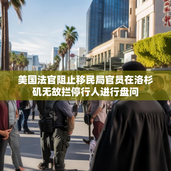 美国法官阻止移民局官员在洛杉矶无故拦停行人进行盘问