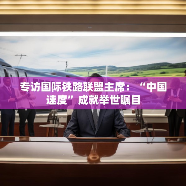 专访国际铁路联盟主席：“中国速度”成就举世瞩目