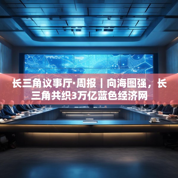 长三角议事厅·周报｜向海图强，长三角共织3万亿蓝色经济网