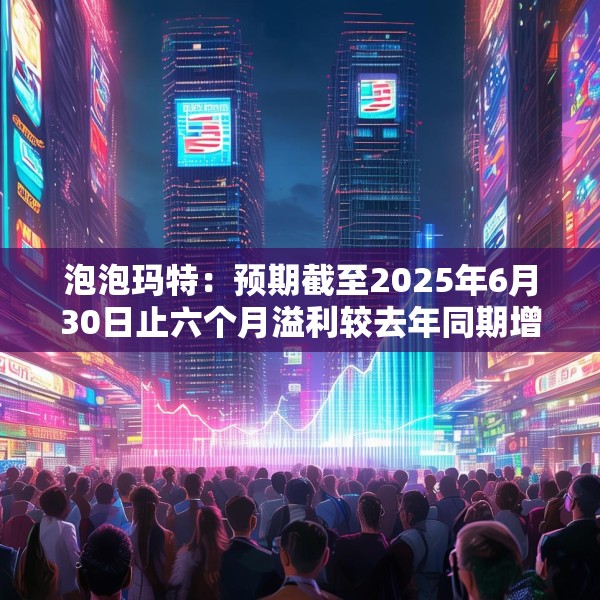 泡泡玛特：预期截至2025年6月30日止六个月溢利较去年同期增长不低于350%