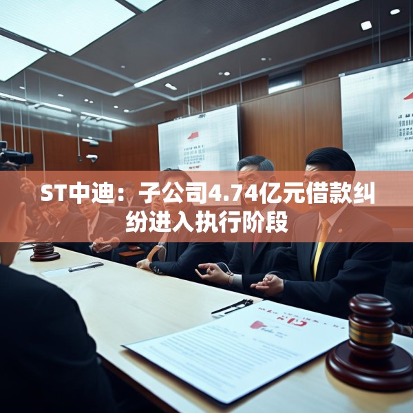 ST中迪：子公司4.74亿元借款纠纷进入执行阶段