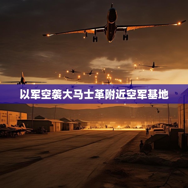 以军空袭大马士革附近空军基地