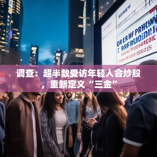 调查：超半数受访年轻人会炒股，重新定义“三金”