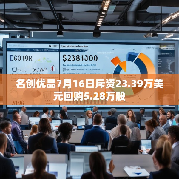 名创优品7月16日斥资23.39万美元回购5.28万股