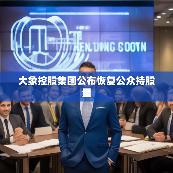 大象控股集团公布恢复公众持股量
