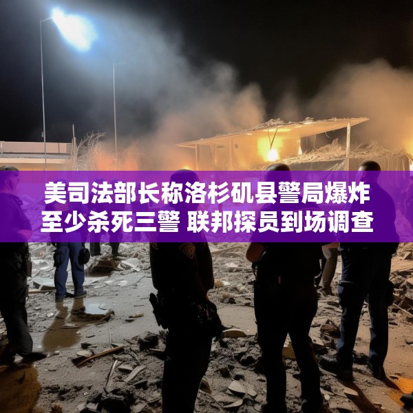美司法部长称洛杉矶县警局爆炸至少杀死三警 联邦探员到场调查