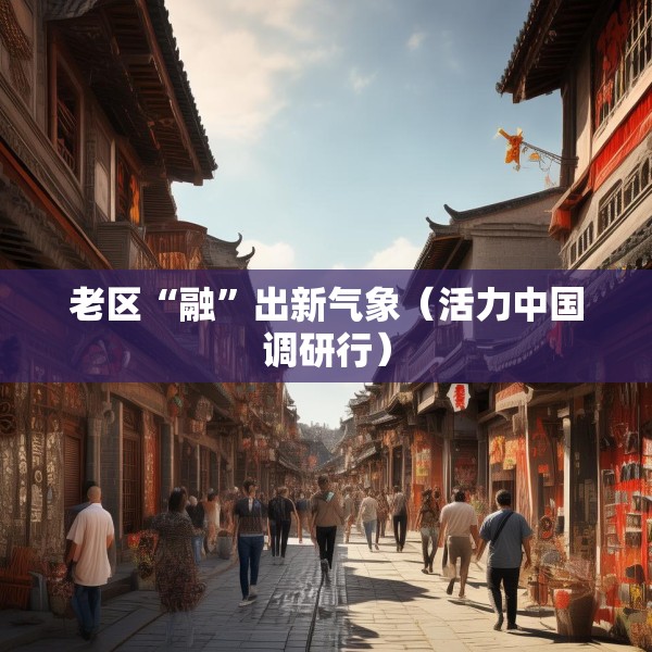老区“融”出新气象（活力中国调研行）