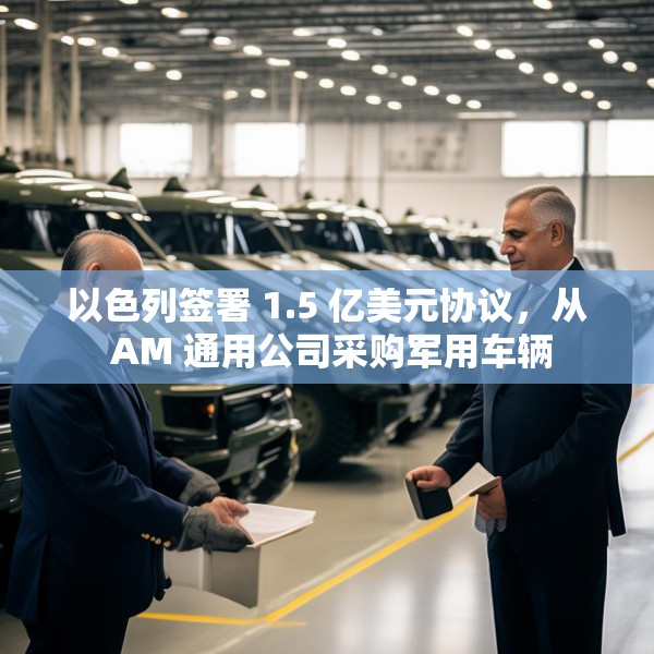 以色列签署 1.5 亿美元协议，从 AM 通用公司采购军用车辆