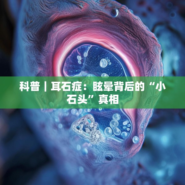 科普｜耳石症：眩晕背后的“小石头”真相